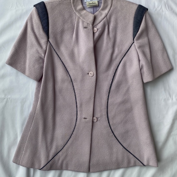 Vintage 80s style Mirella Cavorso lavender short sleeve jacket, size 8 (?). - Picture 2 of 8